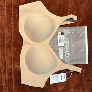 Comfelie Bra, 3XL, Oyster Pink, new